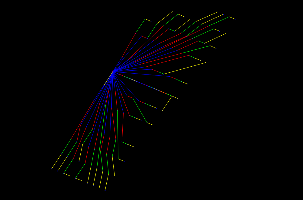 图示：导出的DXF图纸在CAD中打开的效果